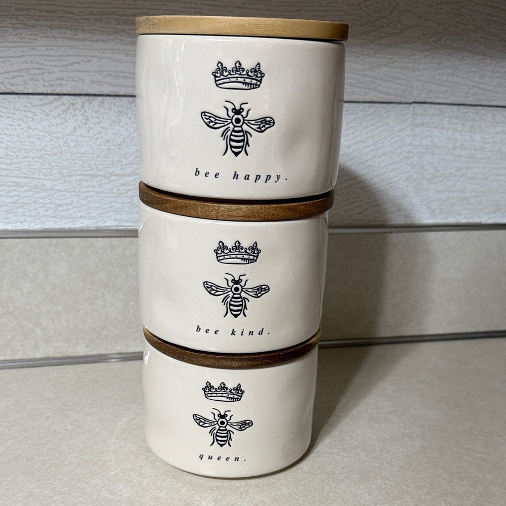 Rae Dunn ceramic canister set